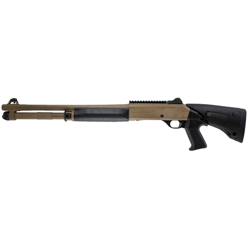 New Benelli M4 EXT 12 Gauge 18.5" ARGO Dual-Piston 7+1 FDE Semi-Auto Shotgun