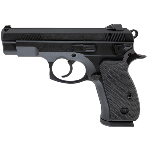 CZ 75D Compact 9mm Semi-Auto Pistol – Alloy Frame DA/SA Handgun