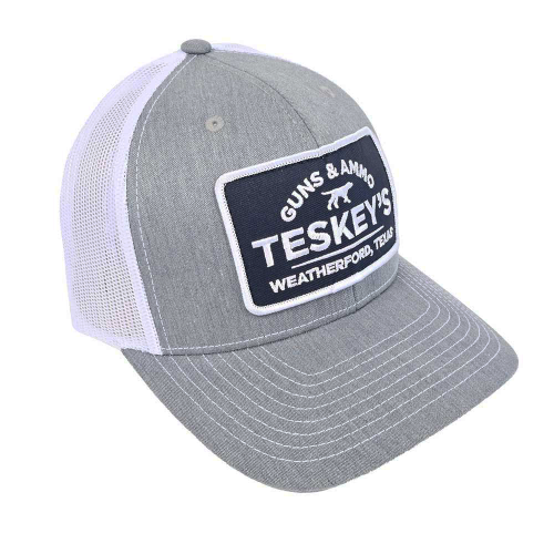 Teskey's G&A Pointer Cap - Heather Grey/White