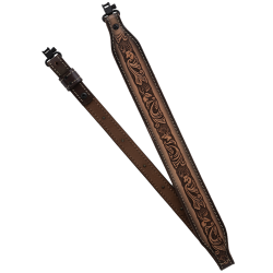 BROWN LEATHER DIAMOND 8 INLAY