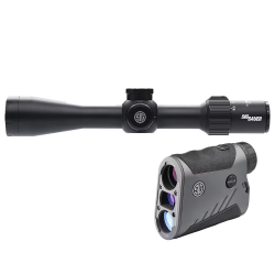 Sig Sauer SIERRA3BDX 3.5-10x42mm BDX-R1 Reticle Riflescope w/KILO2800 6x22mm Monocular Ballistic Rangefinder