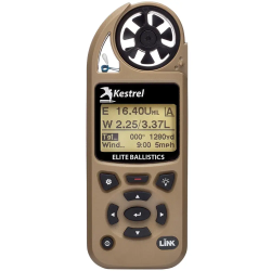 Kestrel Elite Weather Meter with Applied Ballistics with LiNK Tan Kestrel Elite Weather Meter with Applied Ballistics with LiNK Tan