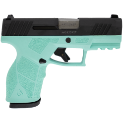 Taurus GX2 9mm SAO Cyan/Black 3.38