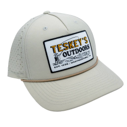 Teskey's Outdoors Fly Fishing Cap - Solid Oak Milk