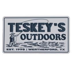 Teskey's Outdoors Fishing Sticker