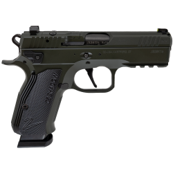 CZ Custom Shop Shadow 2 Carry Compact Semi Auto Pistol 9mm OD Green Night Fision Sights