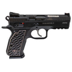 CZ Custom Shop Shadow 2 Compact Semi Auto Pistol 9mm Vytal Kraken Black Silver