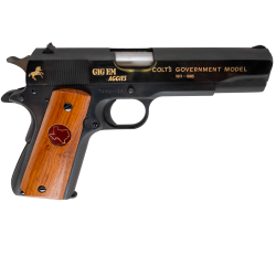 Colt Custom 1911 Texas A&M “Gig ’Em Aggies” Government Model .45 ACP Pistol with Wooden Display