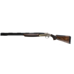 Benelli 828U 12-gauge 3" 28" AA-Grade Satin Walnut Engraved Nickel Receiver O/U