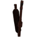 BROWN LEATHER DIAMOND 8 INLAY