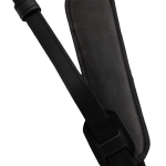 Black Leather Diamond 8 Inlay Gun Sling