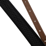 BROWN LEATHER DIAMOND 8 INLAY