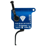 TriggerTech Rem 700 Rough Diamond Triggers Rem700 Rough Diamond - Right Hand, Black Flat Lever, No Bolt Release Black R70-SAB-02-TNF