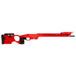 Masterpiece Arms Matrix Pro II Chassis – Marine Red, Standard Buttstock, S3 Grip, Competition Chassis System
