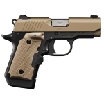 Kimber Micro 9 Desert Night 9mm Pistol – 3.15" Barrel, 7rd, Night Sights