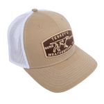 Teskey's G&A Pointer Cap - Khaki/White