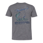 Teskey's Outdoors Fly Fishing Tee - Heather Grey
