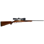 Ruger M77 Left-Handed 7mm Rem Mag Bolt Action Rifle w/ Scope – Walnut Stock