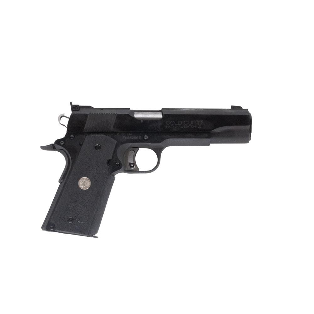 Used Colt 1911 National Match Gold Cup Made In 1994 W/Box 45 ACP