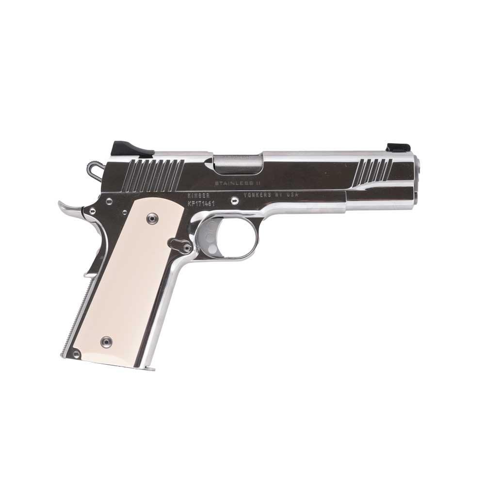 NEW KIMBER STAINLESS II, HIGH POLISHED . 38 SUPER