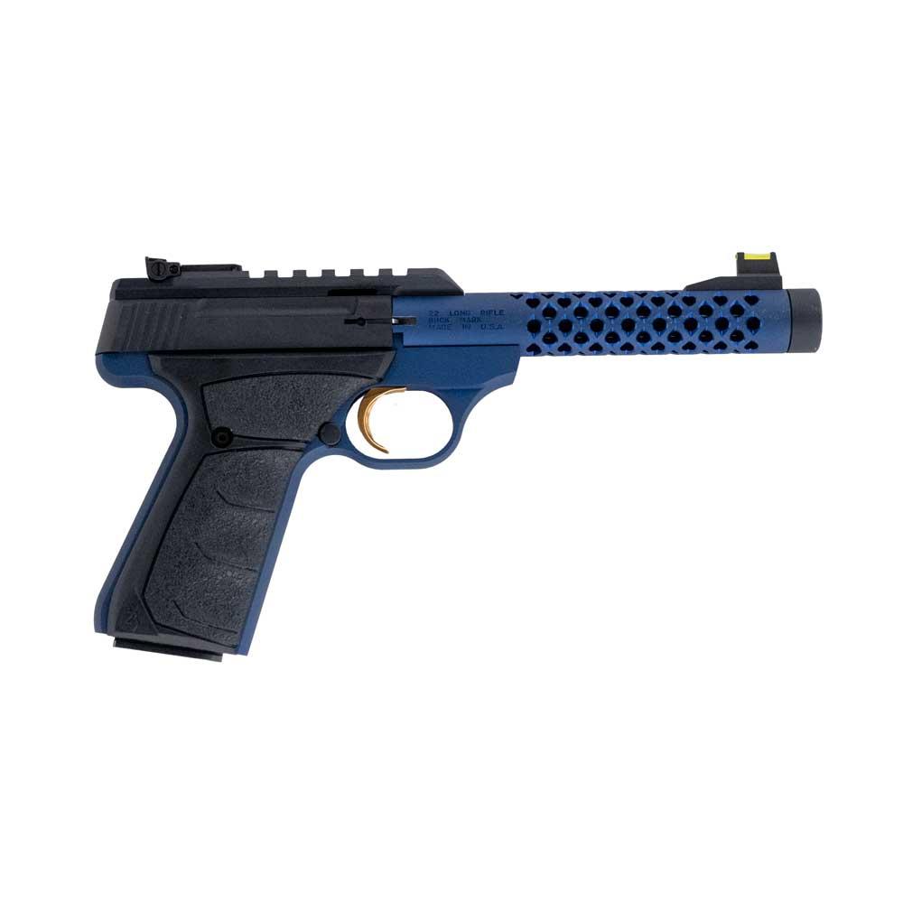 New Browning Buck Mark Plus Vision Blue Shoal .22LR 5.5" BLACK/BLUE