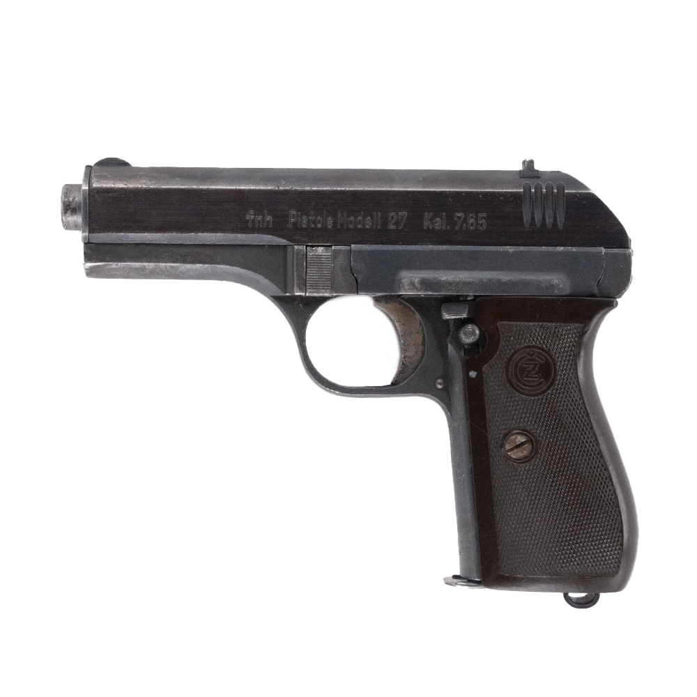 World War II–era CZ Model 27 semi-automatic pistol