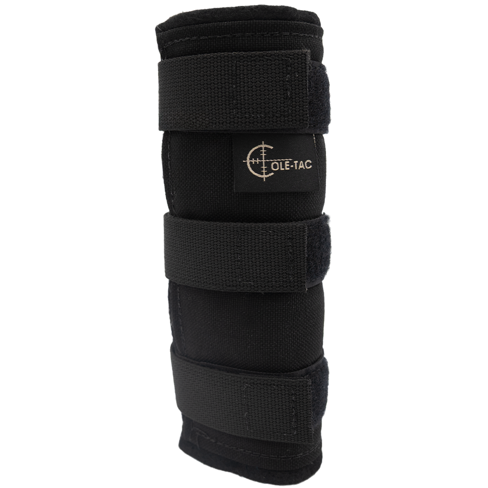 COLE-TAC, SUPPRESSOR COVER, BLACK 6"