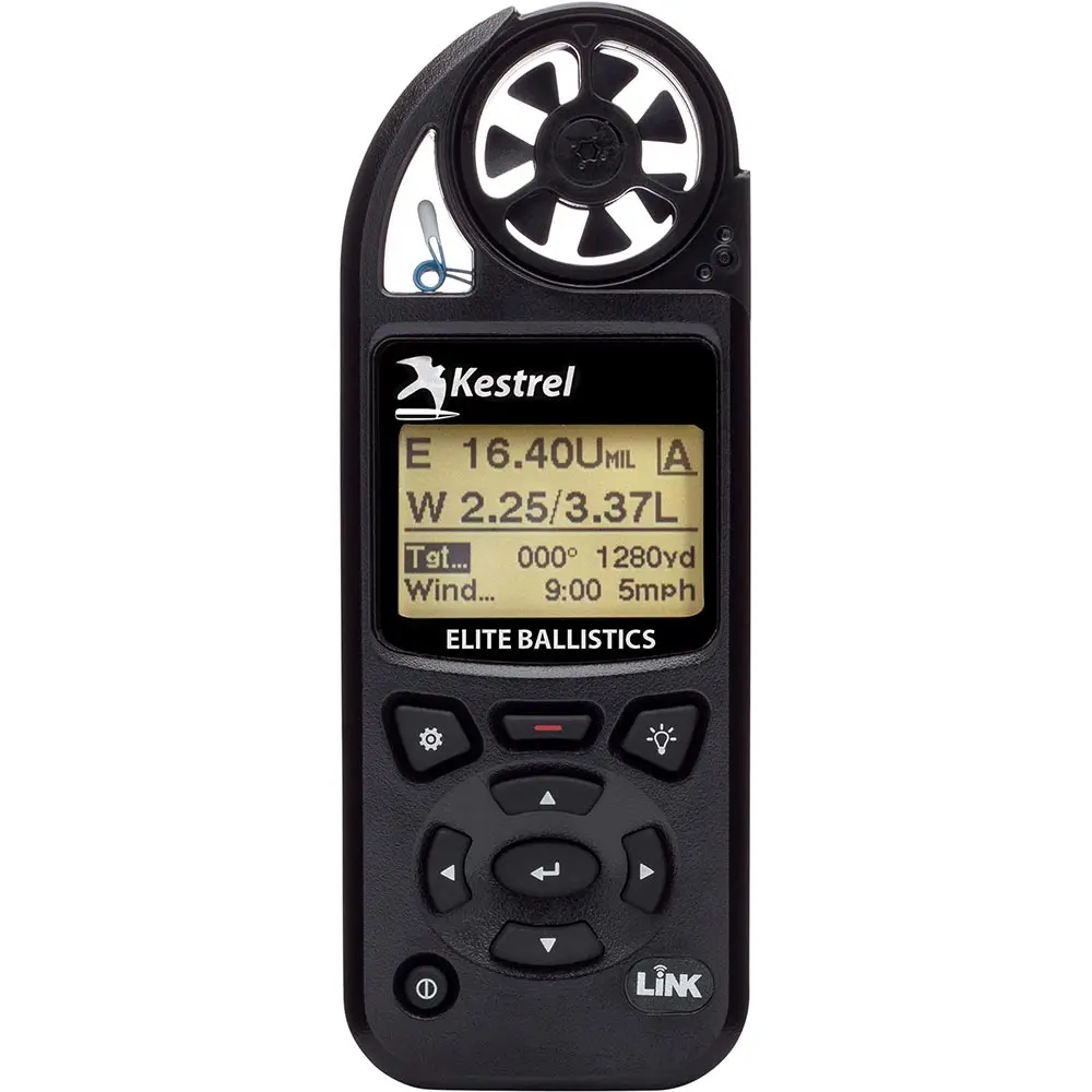 Kestrel Elite Weather Meter with Applied Ballistics with LiNK Black