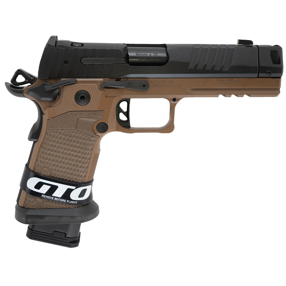 SIG Sauer P211 GTO Combat SAO Pistol 9mm 4.4" Barrel Optic Ready Compensated