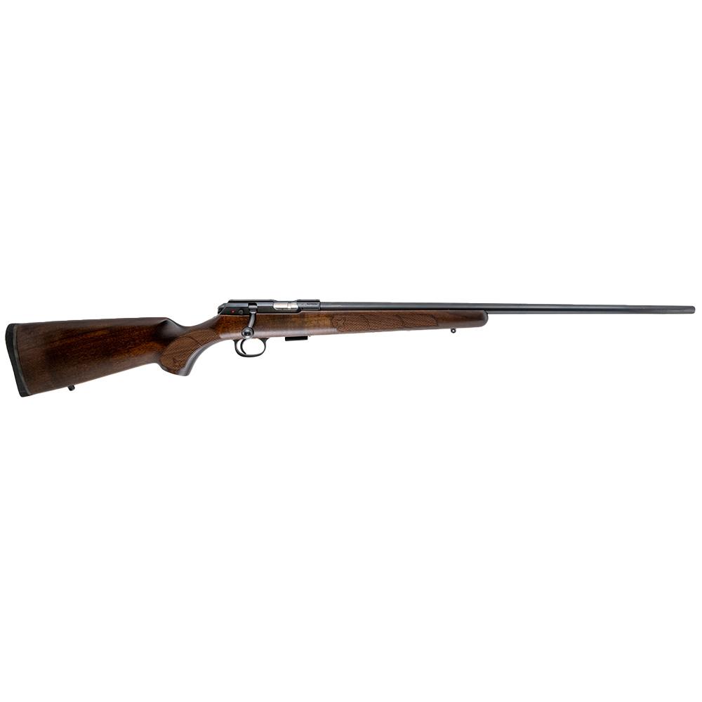CZ-USA 457 American .22 LR Bolt Action Rifle – 24" Nitride Barrel, Walnut Stock