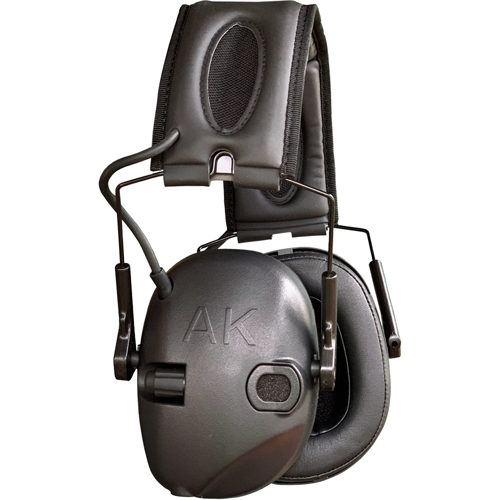 AK Premium Electronic Earmuff ATK1 Sport – 25 NRR Shooting Hearing Protection w/ Sound Amplification
