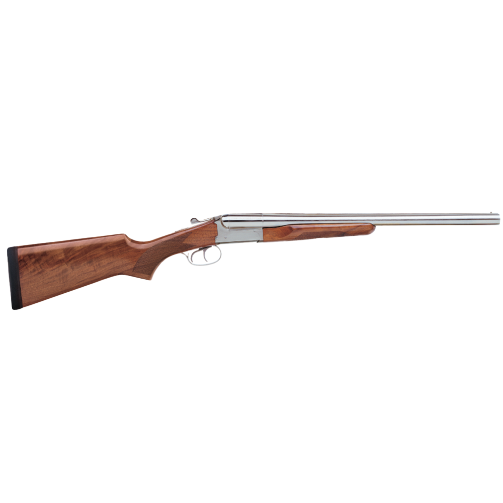 Stoeger Coach Gun Nickel 12 Gauge Side-by-Side Shotgun – 20" Barrel, Double Trigger