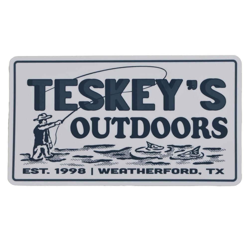 Teskey's Outdoors Fishing Sticker