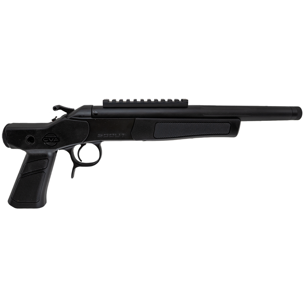CVA Centerfire Scout XP .338 ARC 12" 1:8" 5/8x24 Bbl Stainless Steel/Graphite Black Pistol w/Thread Protector & 0 MOA Pic Rail CP803