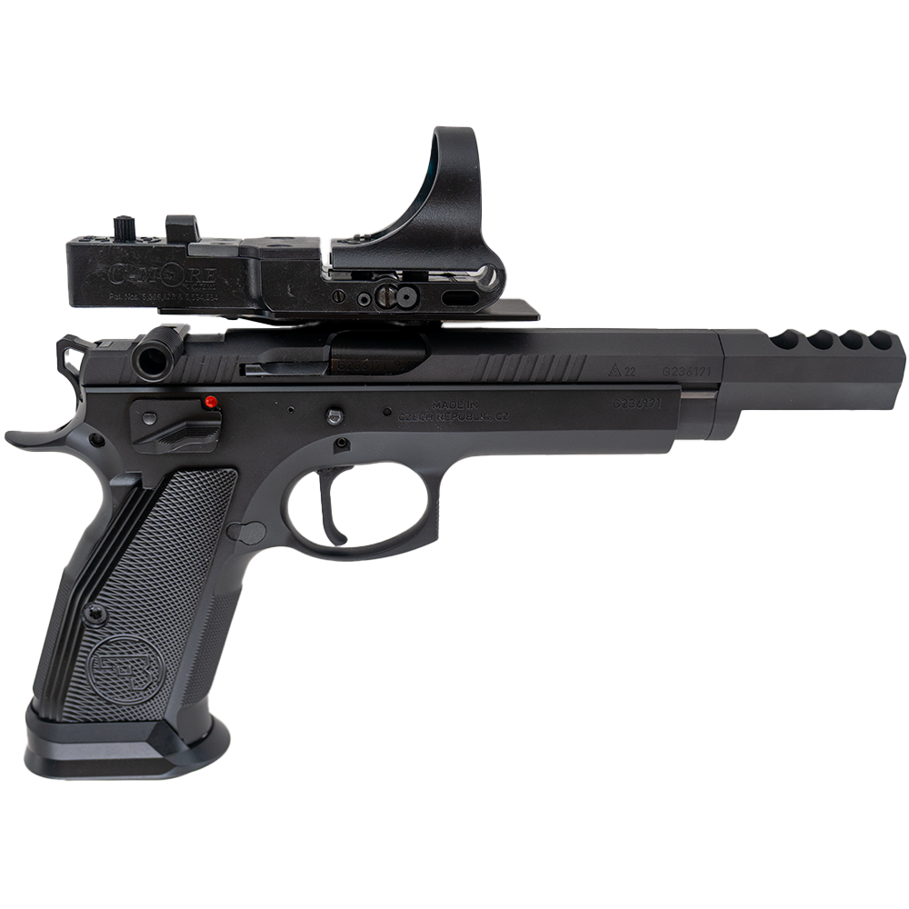 CZ 75 Czechmate 9mm Competition Pistol with C-More Red Dot & Compensator