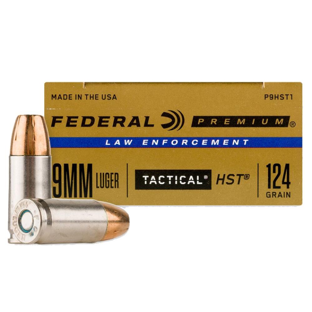 Federal Tactical HST 124gr 9mm 50 Rounds