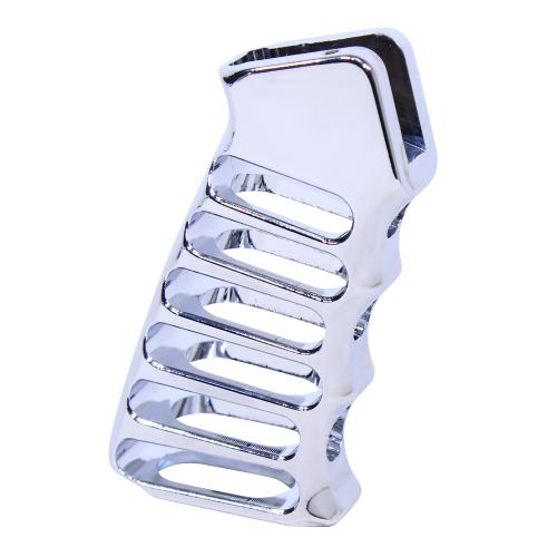 Ultralight Series Skeletonized Aluminum Pistol Grip (Chrome)