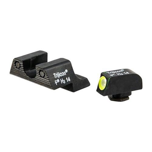 3 DOT HD NS YLW GLOCK 42/43