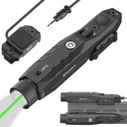 DARKFANG Mlok and Picatinny Flashlight and Laser Combo for Rifle, 1450 Lumen Weapon Light with Removeable Pressure Switch