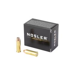 Nosler, Assured Stopping Power, 44 Magnum, 240 Grain, Jacketed Hollow Point, 20 Round Box