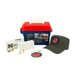 Hornady, American Gunner Training, USA Ammo Can Combo, 9MM, 115 Grain, (1) 50 Round Box of 115 Grain American Gunner XTP & (4) 50 Round Box of 115 Gra
