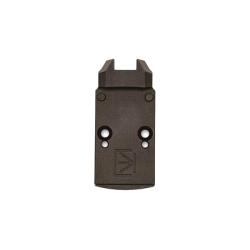Calculated Kinetics, DOGTAG Optic Plate, For Trijicon RMR, Fits Staccato HD, Anodized Finish, Black