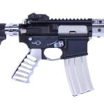 Ultralight Series Skeletonized Aluminum Pistol Grip (Chrome)