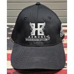 High End Armory Black Hat with American Flag