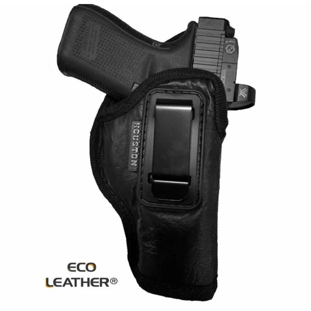 IWB Optics-Ready Holsters - Eco Leather Concealed Carry with Metal Clip