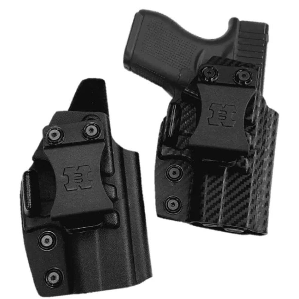 KYDEX IWH Holster – Right Hand | Suede-Lined, Adjustable Retention | 90+ Gun Models