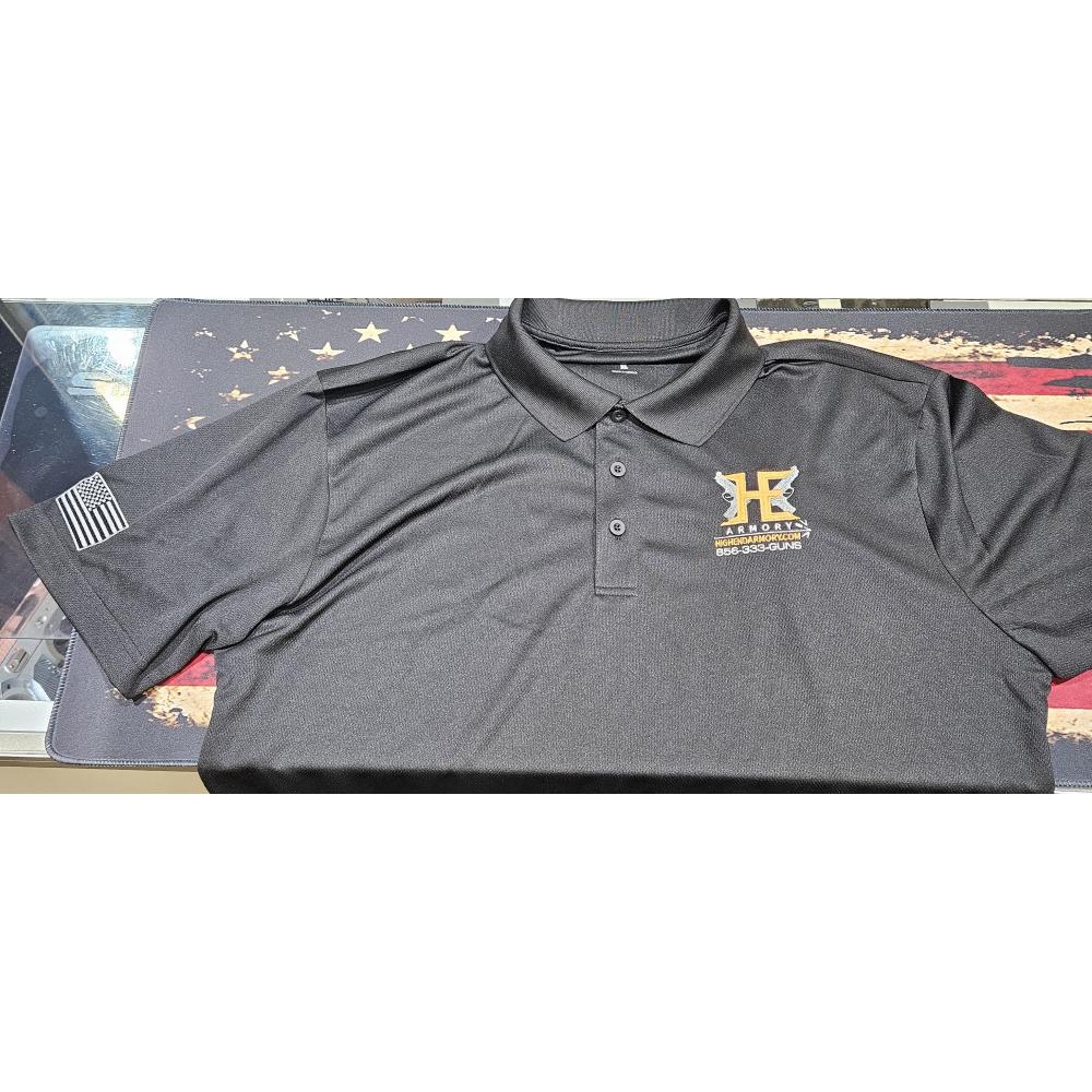 High End Armory Polo with American Flag