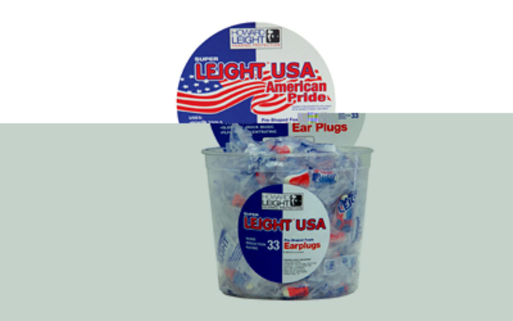 H/L USA PLUGS 100PR RED/WHITE/BLUE