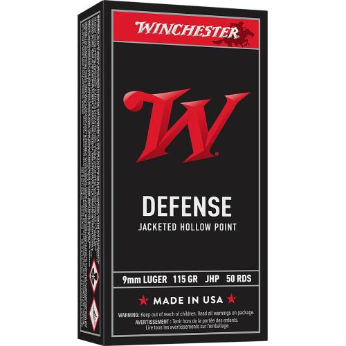 Winchester Ammo USA 9mmLuger 115gr JHP 50RD