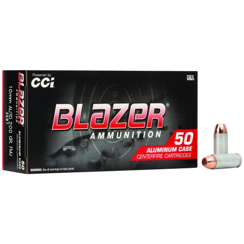 CCI Blazer Handgun 10mmAuto 200gr TMJ 50